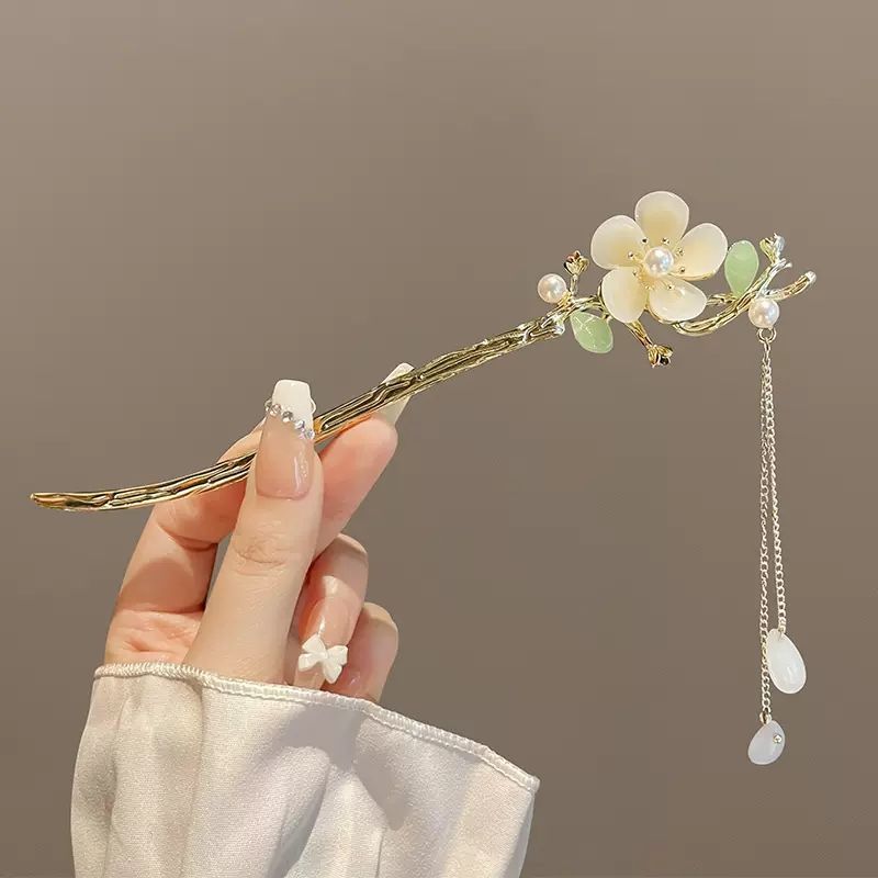Magnolia Antique Hair Clasp | Handmade Hanfu Headdress