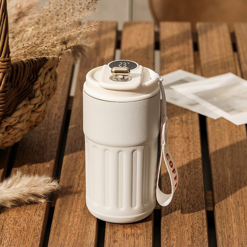 Smart Digital Thermal Bottle | Temperature Display Insulated Coffee Mug 450ml
