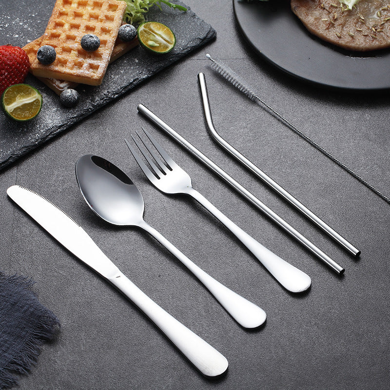 Minimalist Stainless Steel Cutlery Set | Modern Flatware for Everyday Dining