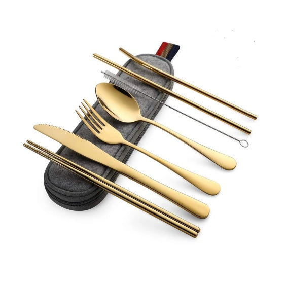 Minimalist Stainless Steel Cutlery Set | Modern Flatware for Everyday Dining