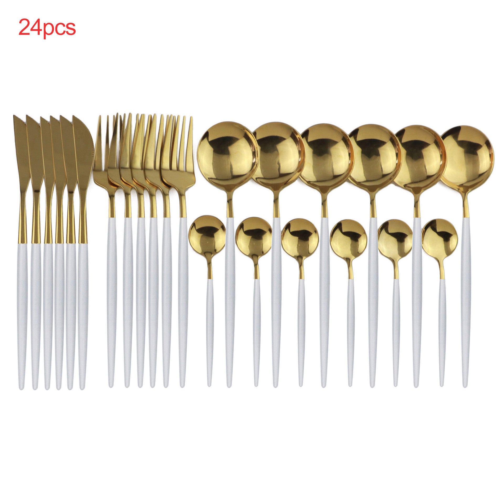 24-Piece Luxury Cutlery Set | Premium Stainless Steel Flatware for 6