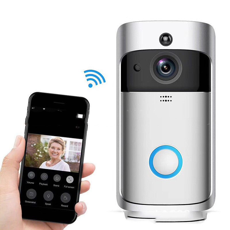 V5S Smart Video Doorbell | Remote Home Monitoring with Voice Intercom