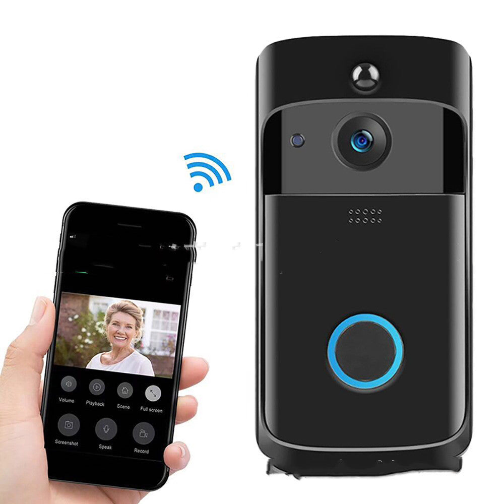 V5S Smart Video Doorbell | Remote Home Monitoring with Voice Intercom