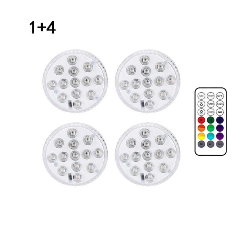 13 LED Submersible Pool Light | IP68 Waterproof Underwater Lamp with RF Remote