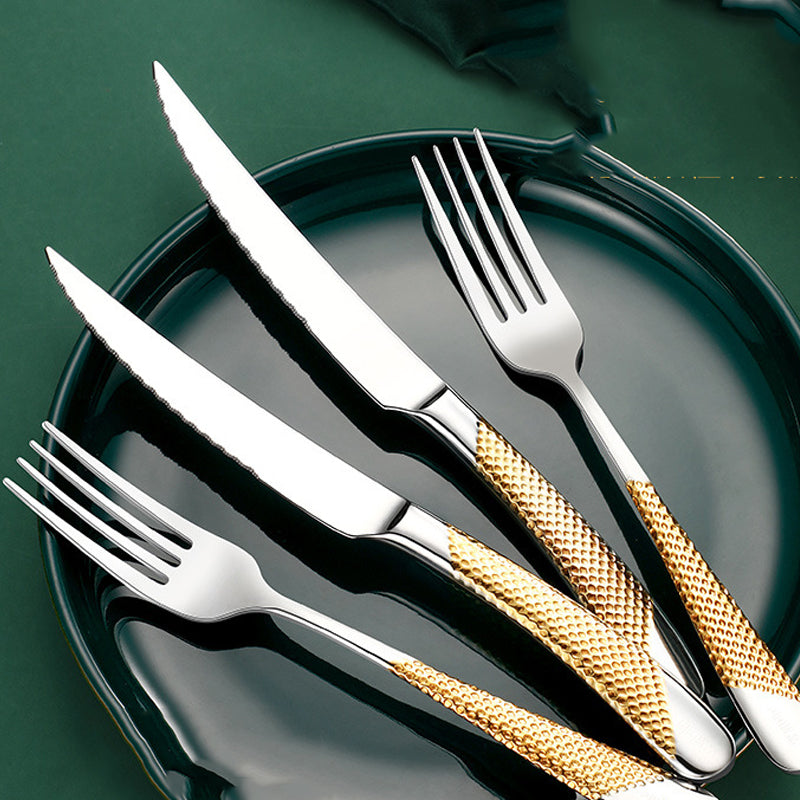 Creative Household Stainless Steel Cutlery Set | Unique Design Flatware for Home