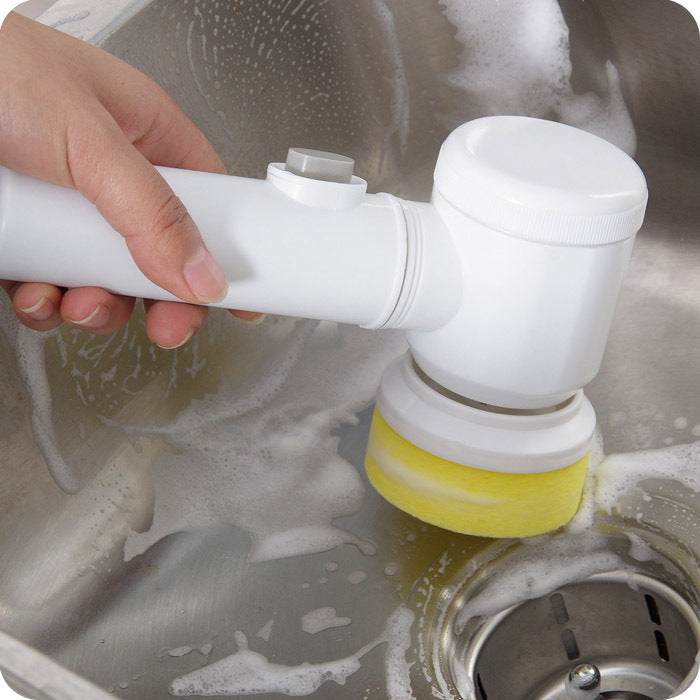 5-in-1 Electric Cleaning Brush Set | Cordless Power Scrubber for Bathtub, Kitchen & Home