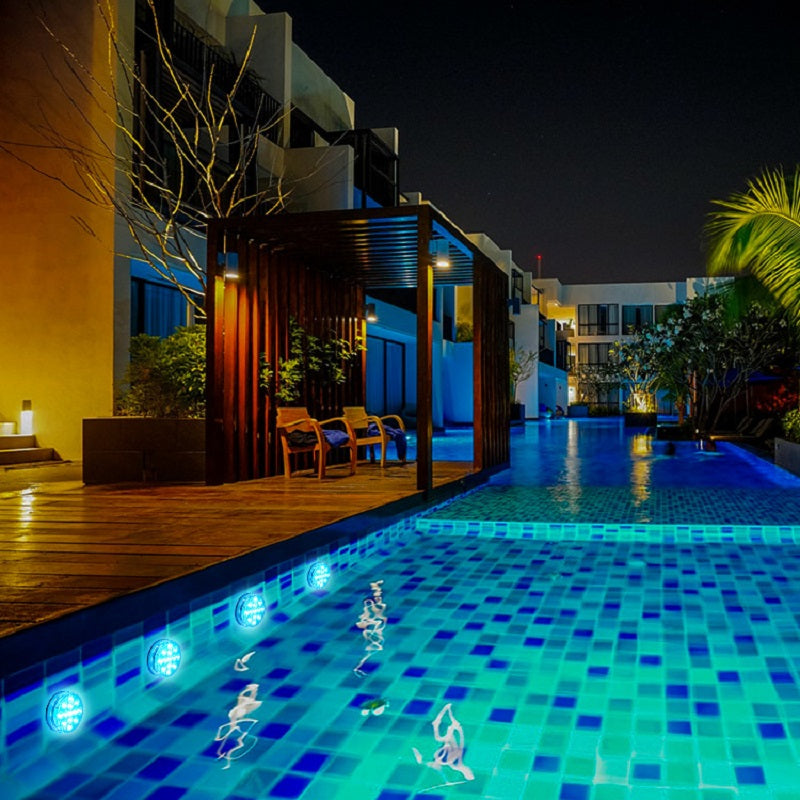 13 LED Submersible Pool Light | IP68 Waterproof Underwater Lamp with RF Remote
