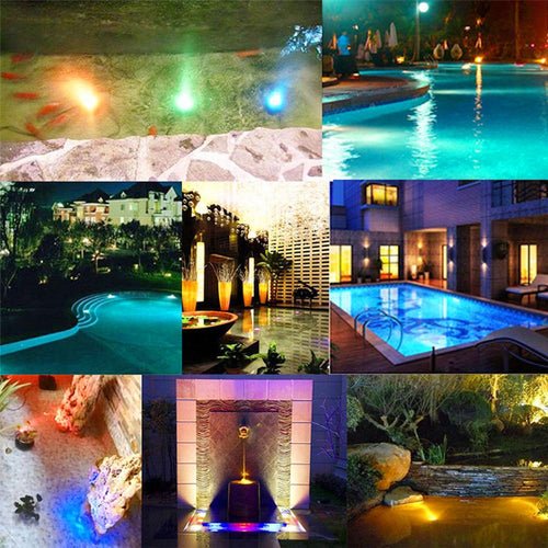 13 LED Submersible Pool Light | IP68 Waterproof Underwater Lamp with RF Remote