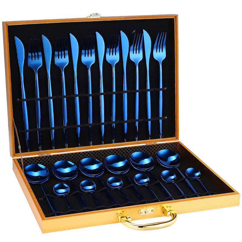 24-Piece Luxury Cutlery Set | Premium Stainless Steel Flatware for 6