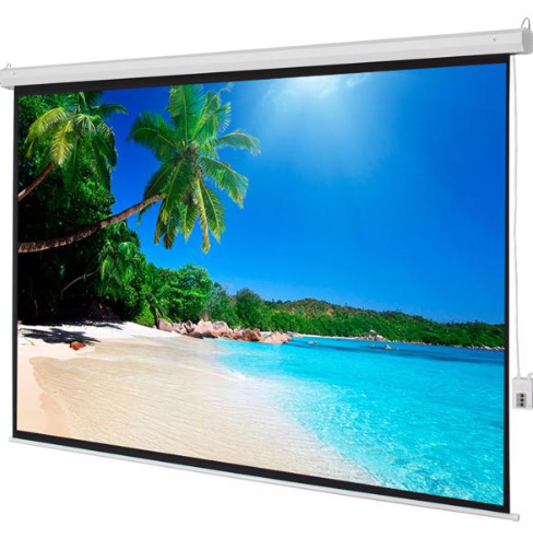Motorized Projection Screen | Electric Roll-Up Home Theater Screen