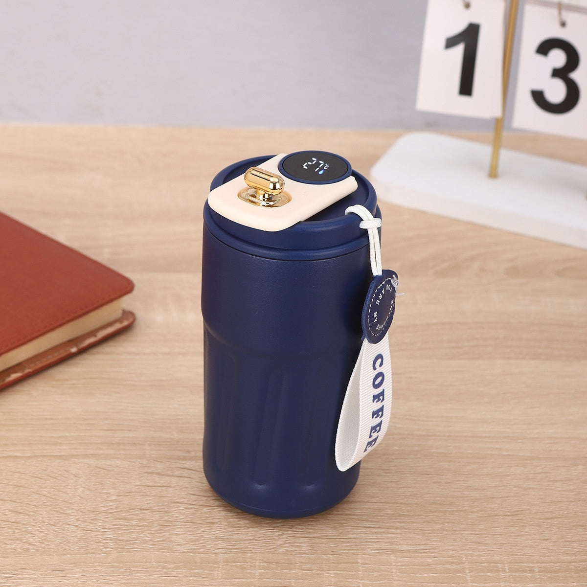 Smart Digital Thermal Bottle | Temperature Display Insulated Coffee Mug 450ml