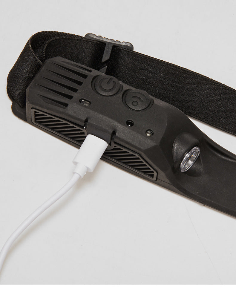 Smart Sensor LED Headlamp | High-Lumen Outdoor Head-Mounted Flashlight