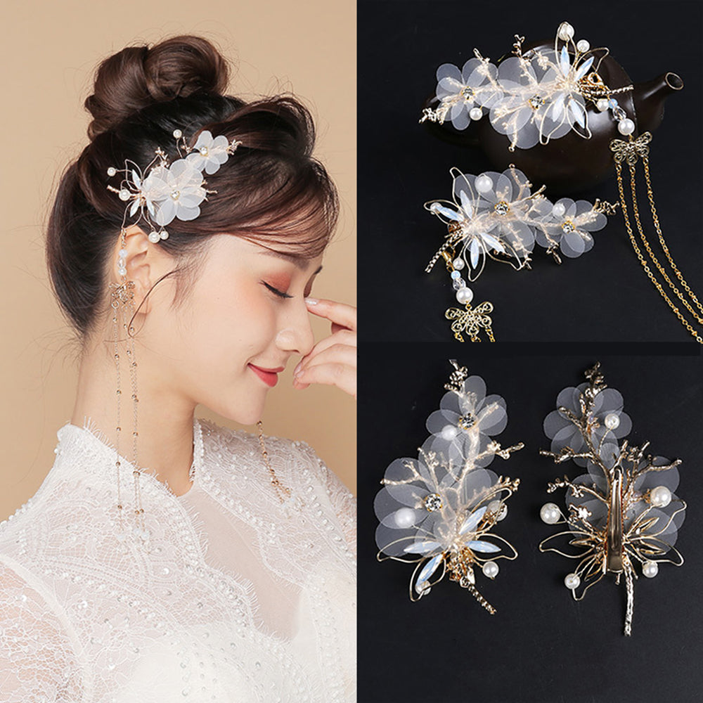 Han Costume Crystal Hairpin | Women's Traditional Headdress