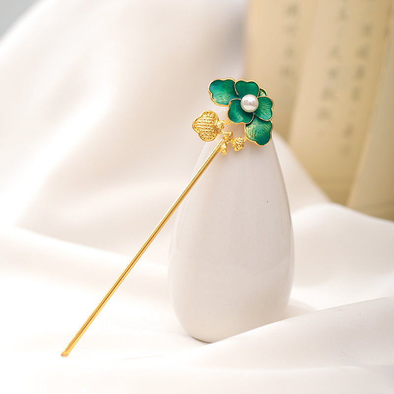 Vintage Flower Hair Comb | Elegant Women's Hair Accessory