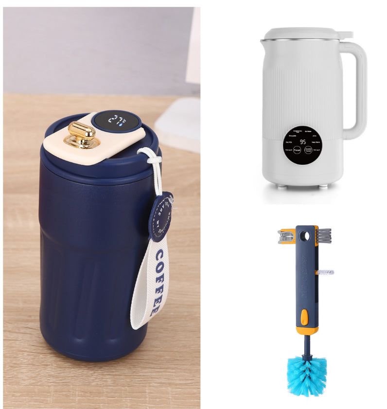 Smart Digital Thermal Bottle | Temperature Display Insulated Coffee Mug 450ml
