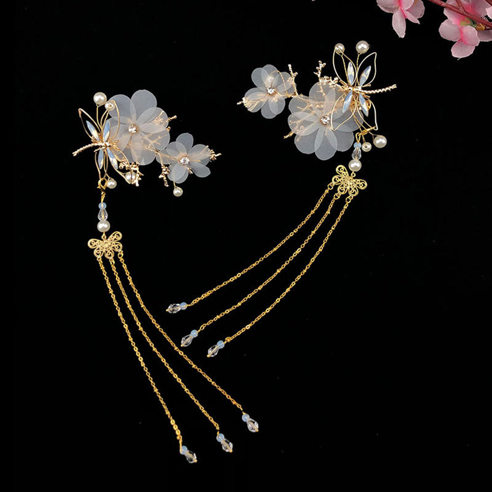 Han Costume Crystal Hairpin | Women's Traditional Headdress