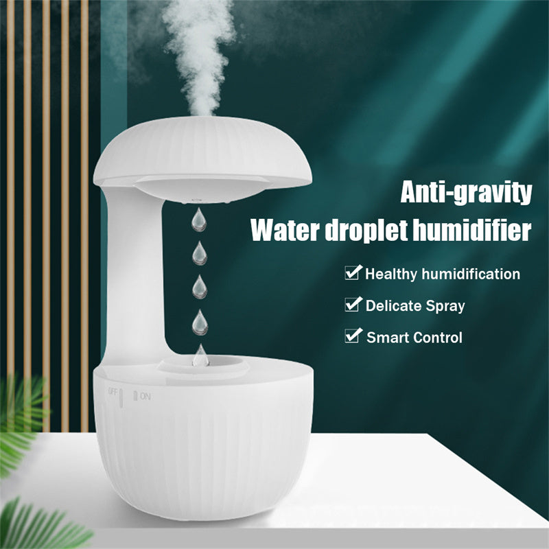 Anti-Gravity Levitating Water Drop Humidifier | Cool Mist Countercurrent Aroma Diffuser