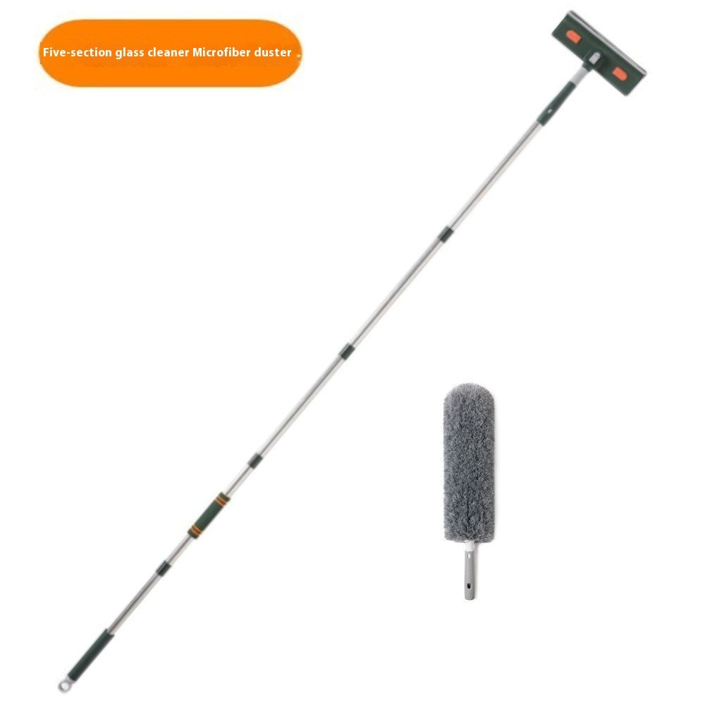 Extendable Window Cleaning Wiper Blade | Long-Reach Squeegee for Home