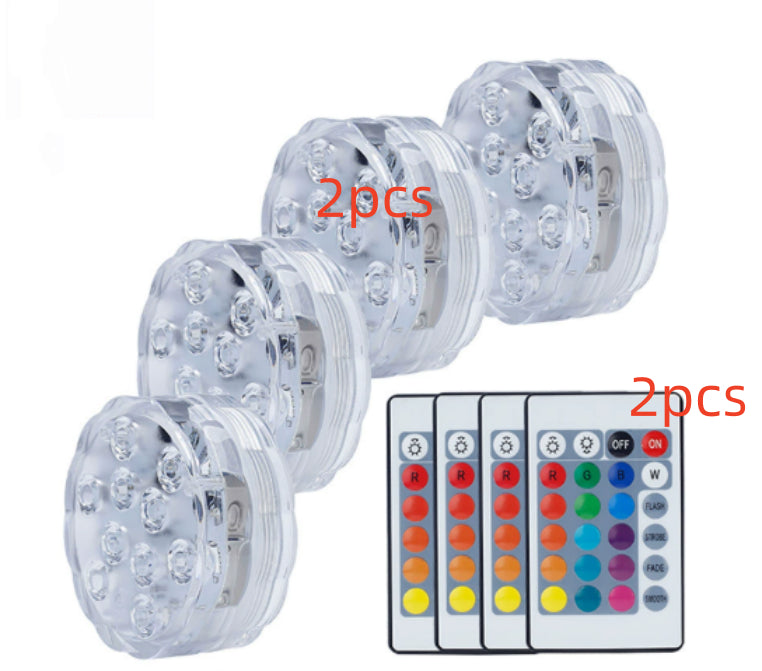 13 LED Submersible Pool Light | IP68 Waterproof Underwater Lamp with RF Remote