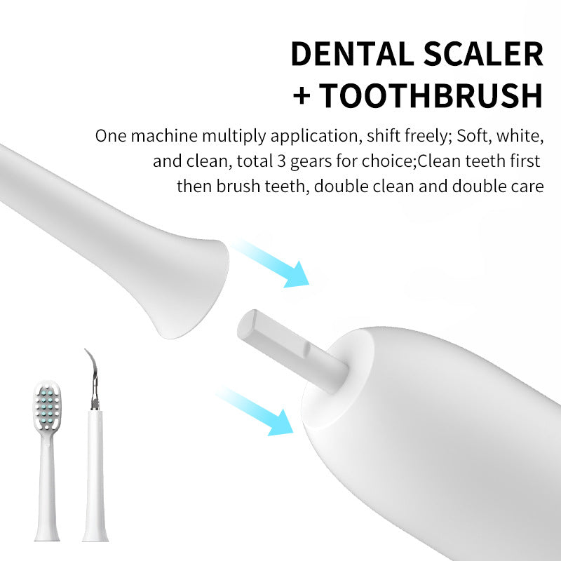 Household White Calculus Removal Electric Toothbrush