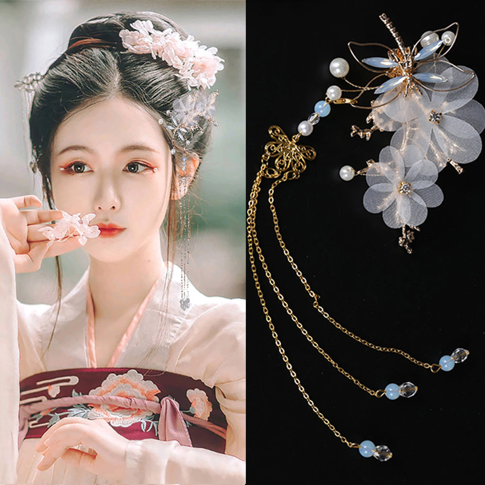 Han Costume Crystal Hairpin | Women's Traditional Headdress