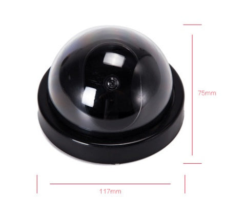Realistic Dummy Security Camera | Fake Dome Camera with LED Light