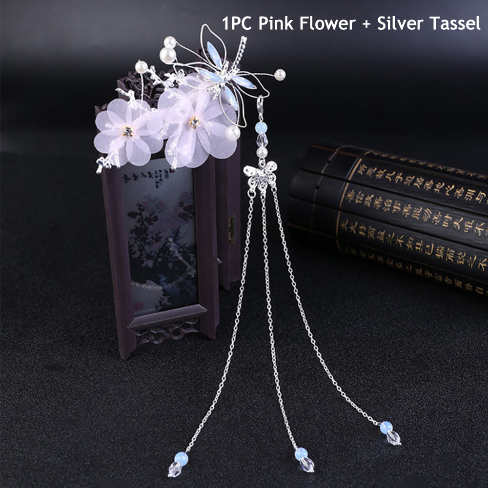 Han Costume Crystal Hairpin | Women's Traditional Headdress