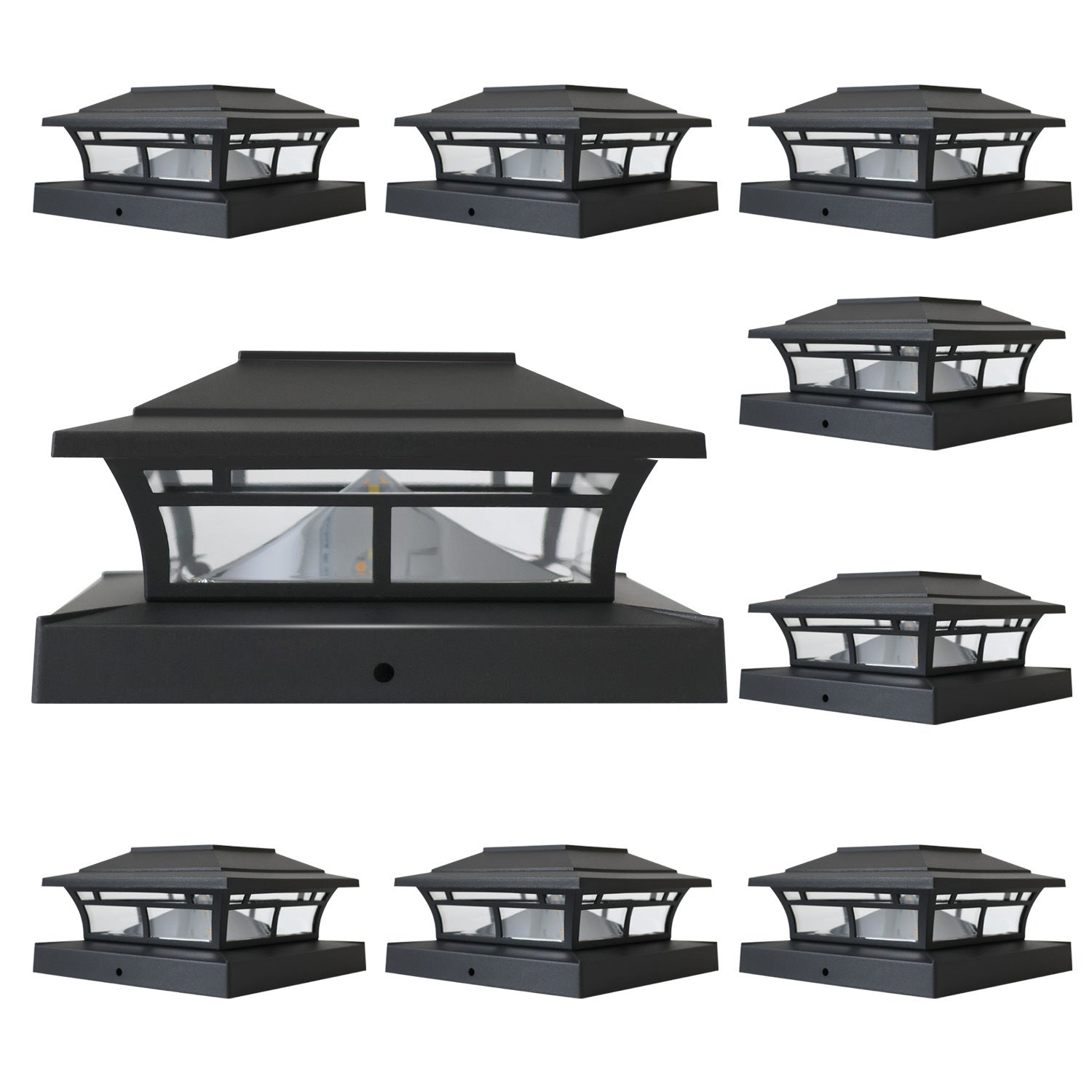 Solar Fence Post Light | Outdoor Garden Villa Pillar Lamp
