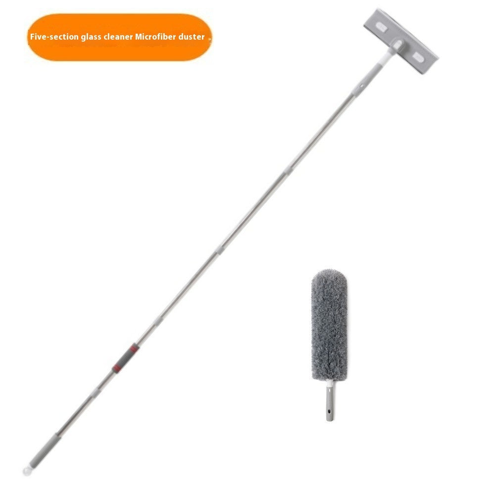 Extendable Window Cleaning Wiper Blade | Long-Reach Squeegee for Home