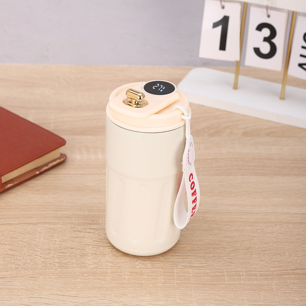 Smart Digital Thermal Bottle | Temperature Display Insulated Coffee Mug 450ml
