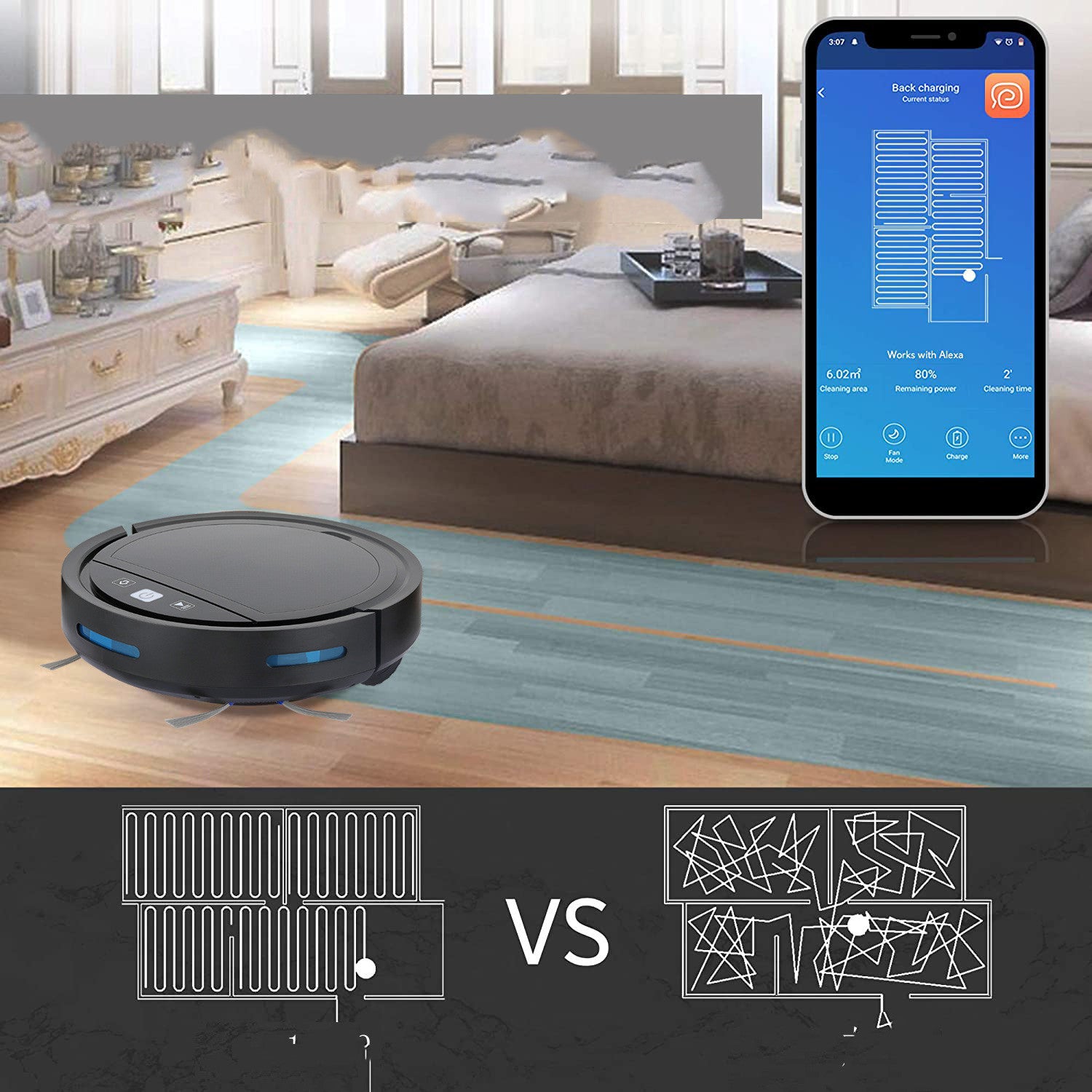 3-in-1 Smart Robot Vacuum Cleaner | Sweep, Vacuum & Mop Automatically