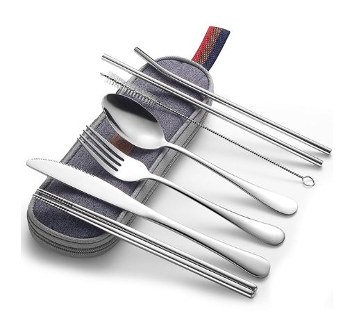 Minimalist Stainless Steel Cutlery Set | Modern Flatware for Everyday Dining