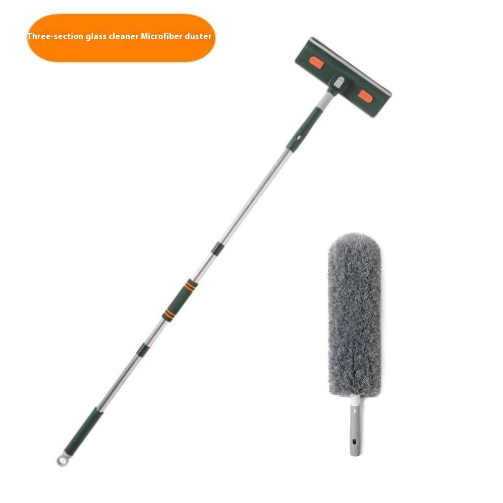 Extendable Window Cleaning Wiper Blade | Long-Reach Squeegee for Home