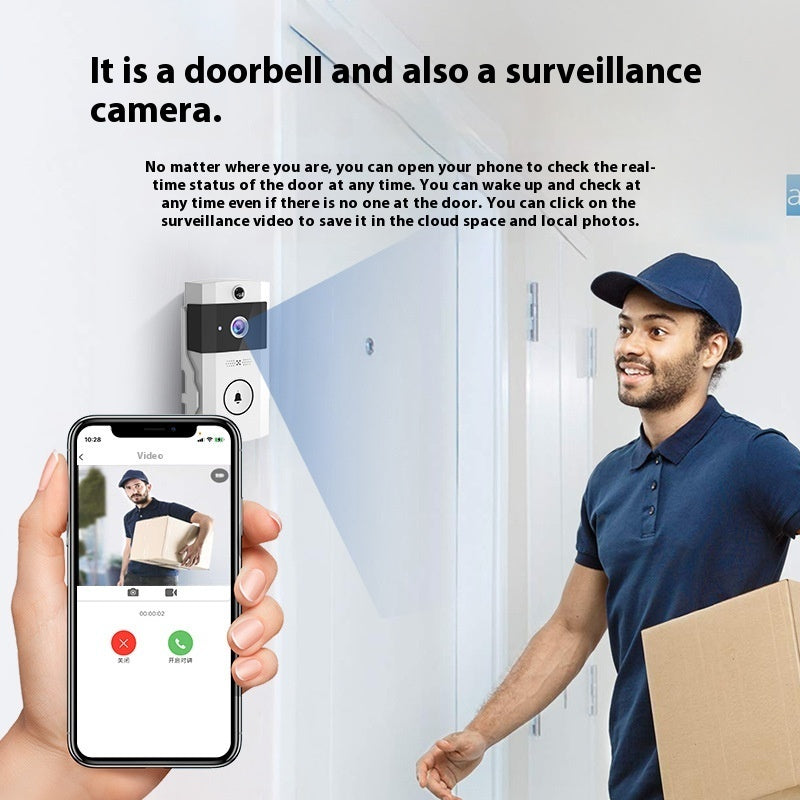 U9 Wireless Video Doorbell | Smart Home Security with HD Video Intercom