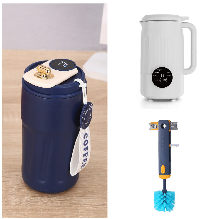 Smart Digital Thermal Bottle | Temperature Display Insulated Coffee Mug 450ml