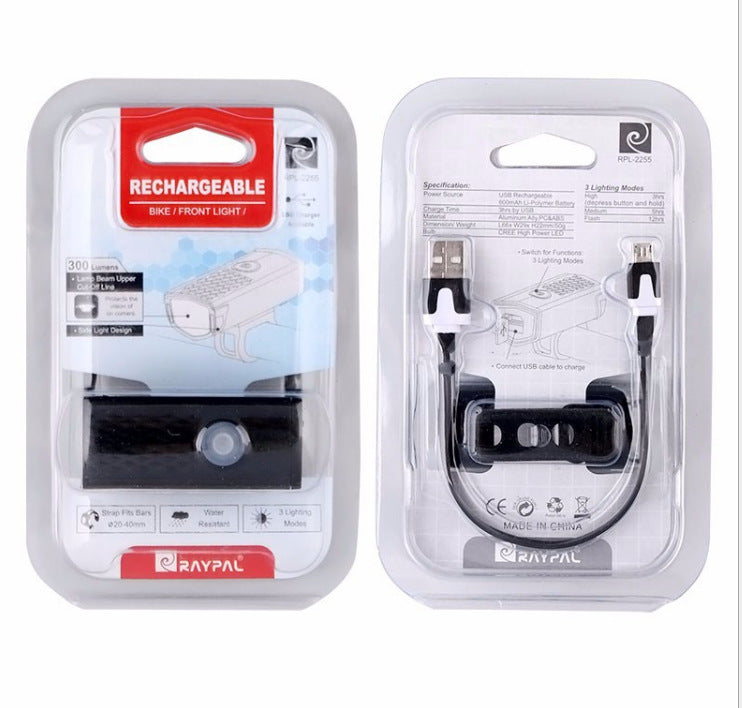 USB Rechargeable Bicycle Headlight | Bright LED Bike Front Light