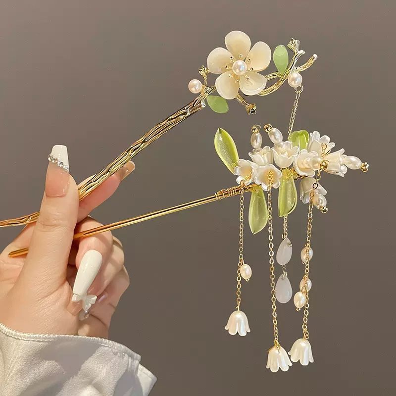 Magnolia Antique Hair Clasp | Handmade Hanfu Headdress