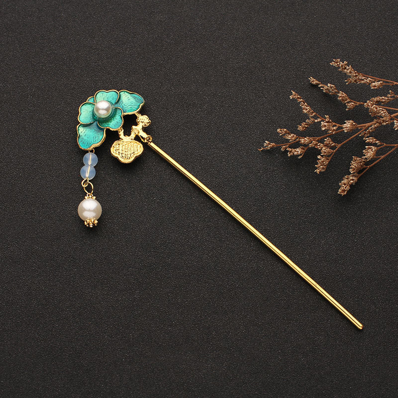Vintage Flower Hair Comb | Elegant Women's Hair Accessory