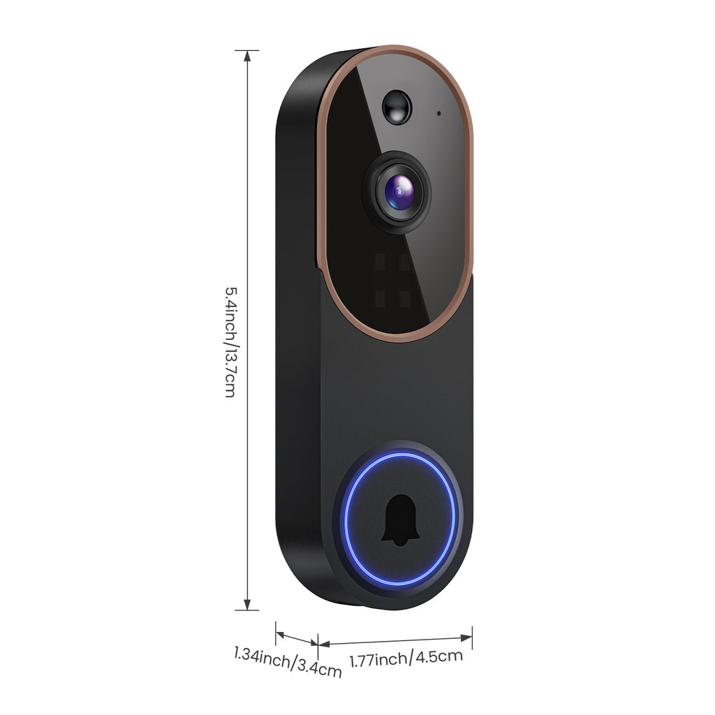 Smart Home Outdoor Wireless Doorbell Camera with HD Video Intercom