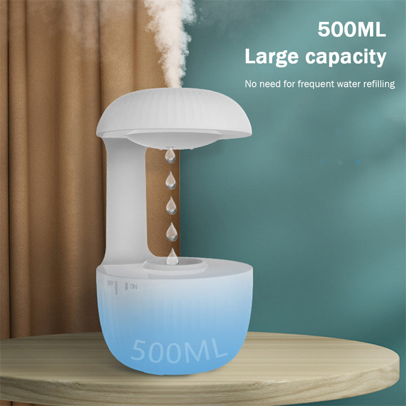 Anti-Gravity Levitating Water Drop Humidifier | Cool Mist Countercurrent Aroma Diffuser