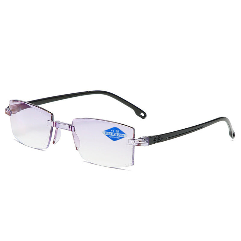 Diamond Cut Blue Light Blocking Reading Glasses | TR Frame