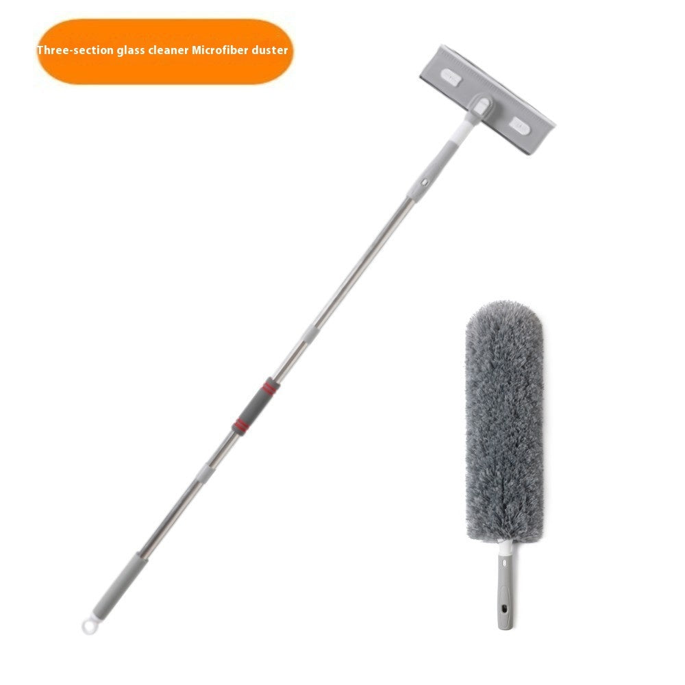 Extendable Window Cleaning Wiper Blade | Long-Reach Squeegee for Home