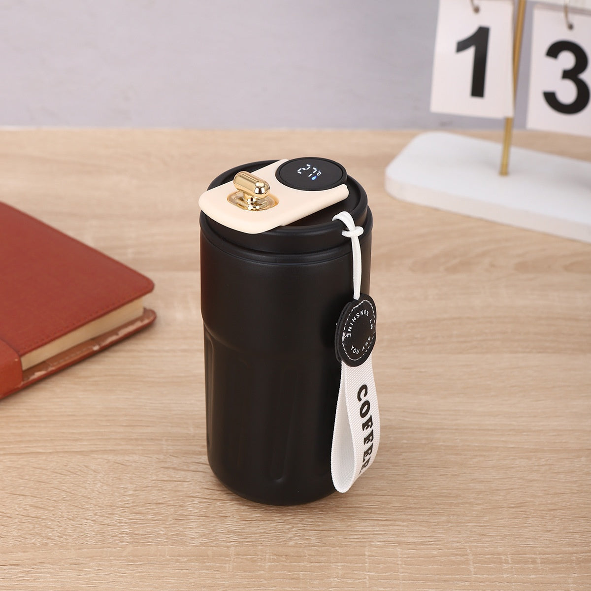 Smart Digital Thermal Bottle | Temperature Display Insulated Coffee Mug 450ml
