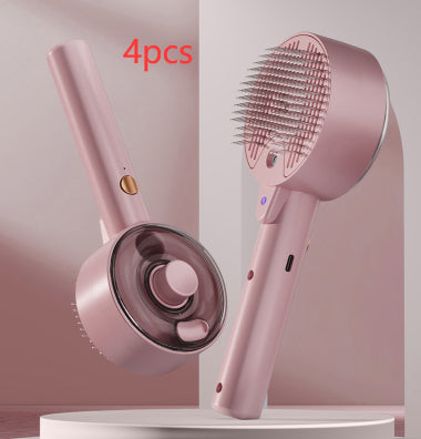 Pet Self-Cleaning Steam Brush with UV Sterilization for Dogs & Cats