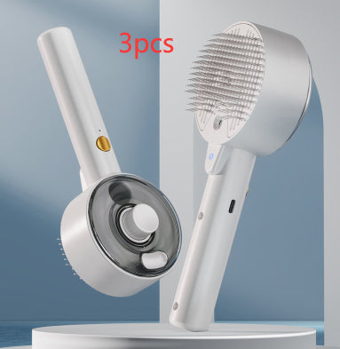 Pet Self-Cleaning Steam Brush with UV Sterilization for Dogs & Cats
