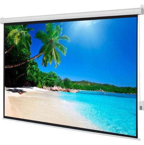 Motorized Projection Screen | Electric Roll-Up Home Theater Screen