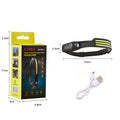 Smart Sensor LED Headlamp | High-Lumen Outdoor Head-Mounted Flashlight