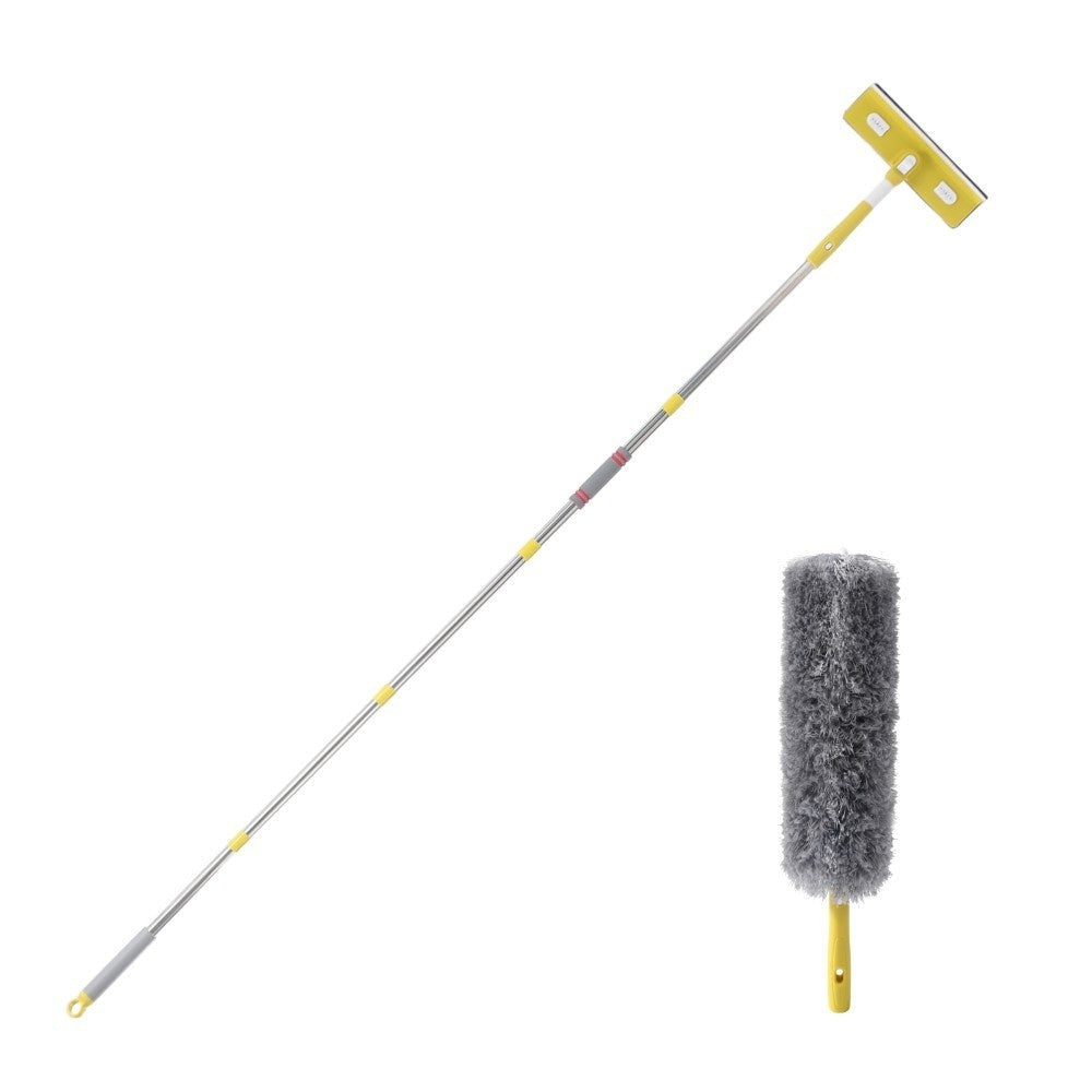 Extendable Window Cleaning Wiper Blade | Long-Reach Squeegee for Home