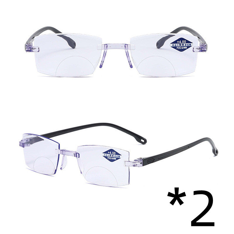 Diamond Cut Blue Light Blocking Reading Glasses | TR Frame