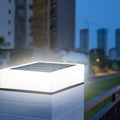 Solar Square Pillar Light | Outdoor Courtyard & Garden Post Lamp